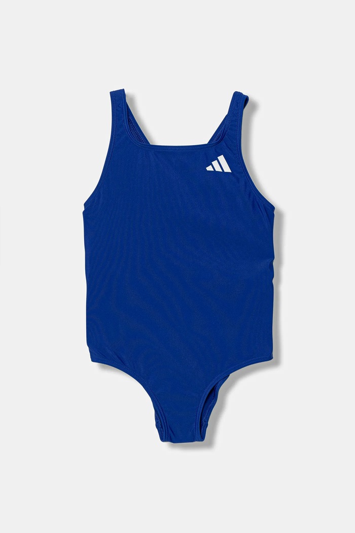 adidas Performance jednoczęściowy strój kąpielowy dziecięcy miękka niebieski JM8222