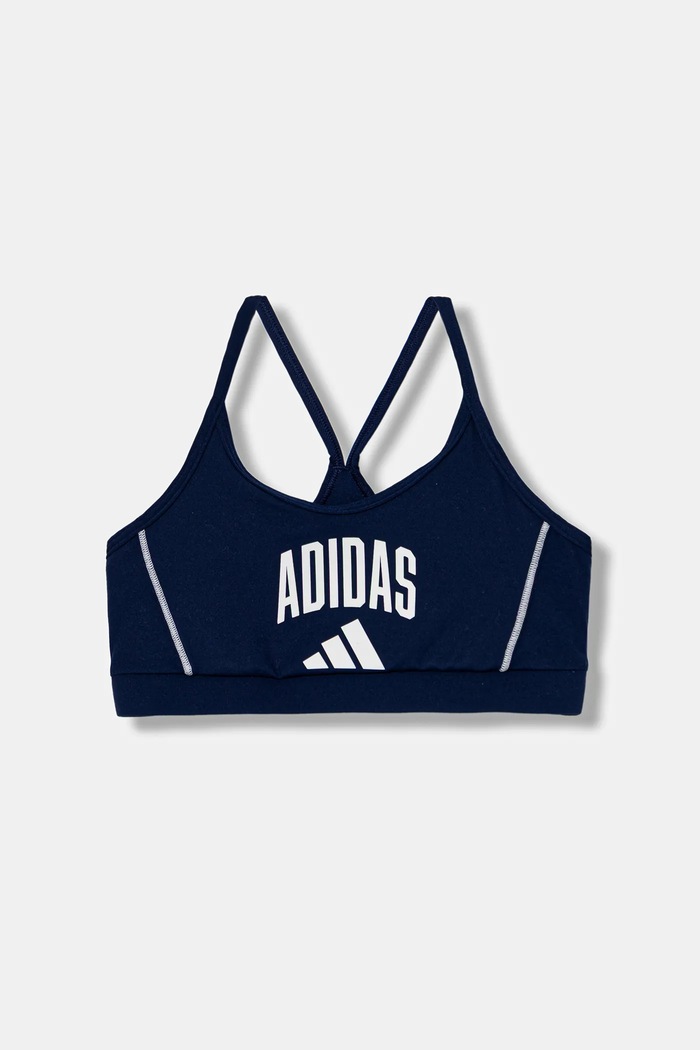 Detská športová podprsenka adidas JW8659 tmavomodrá AW25