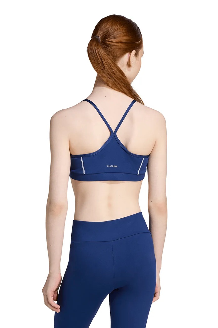 Detská športová podprsenka adidas JW8659 tmavomodrá