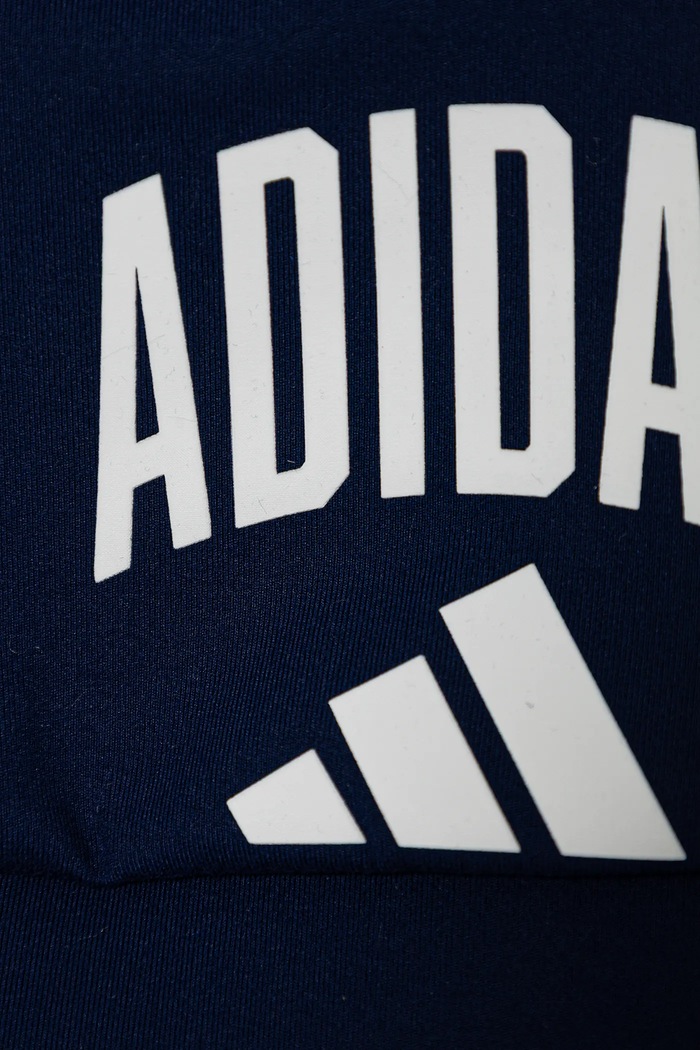 Detská športová podprsenka adidas tmavomodrá JW8659