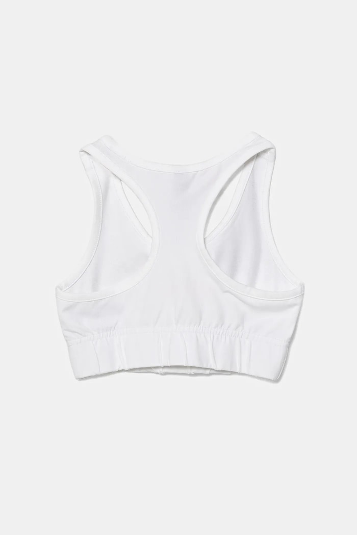 DÍVKA Dětská sportovní podprsenka adidas JX3925 bílá