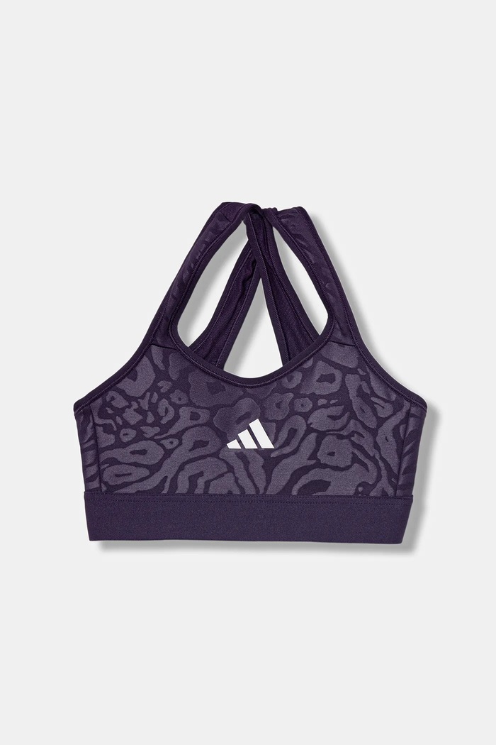 Detská športová podprsenka adidas JM3916 fialová AW25