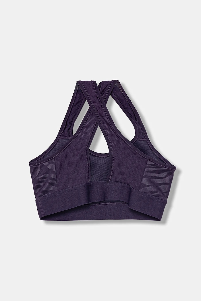 Dievča Detská športová podprsenka adidas JM3916 fialová
