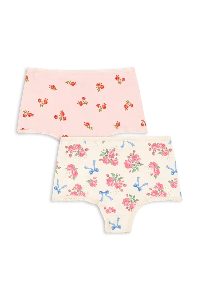 Παιδικά εσώρουχα Konges Sløjd BASIC 2 PACK GIRL HIPSTER GOTS 2-pack KS103695.9BYA ροζ AW25