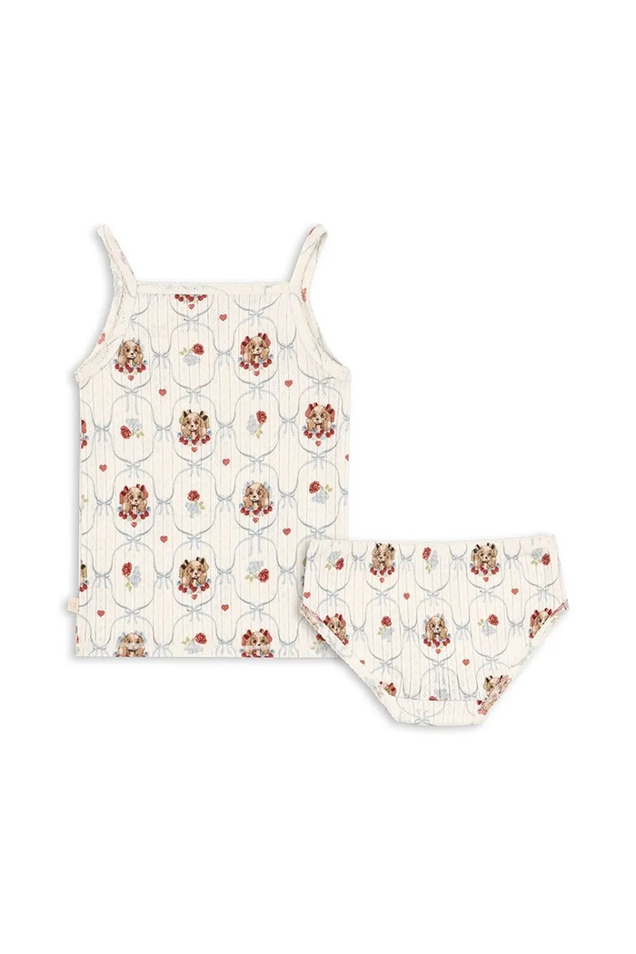 Konges Sløjd Дитячий бавовняний комплект Konges Sløjd MINNIE UNDERWEAR GOTS KS103924.9BYA бежевий AW25