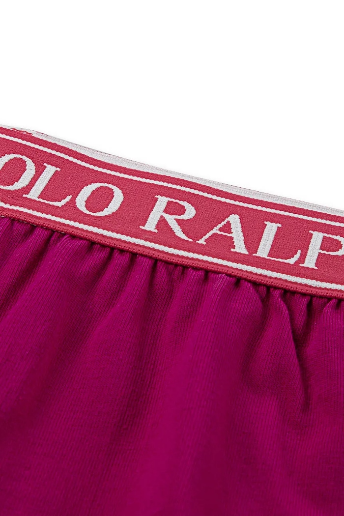 Polo Ralph Lauren pijamale de bumbac pentru copii roz 4P0281