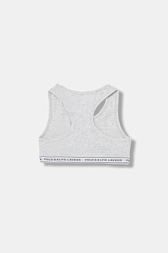 Polo Ralph Lauren biustonosz dziecięcy 2-pack szary 4P5038