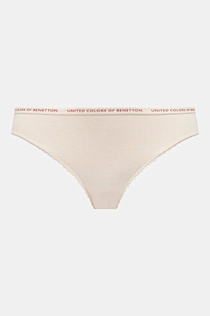 Dětské kalhotky United Colors of Benetton 2-pack 37CY0S02Q.G.seasonal béžová AW25