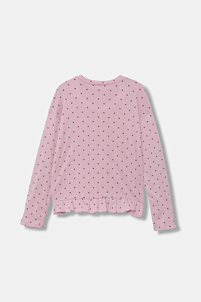 United Colors of Benetton piżama bawełniana dziecięca różowy 3TGJ0P094.G.seasonal
