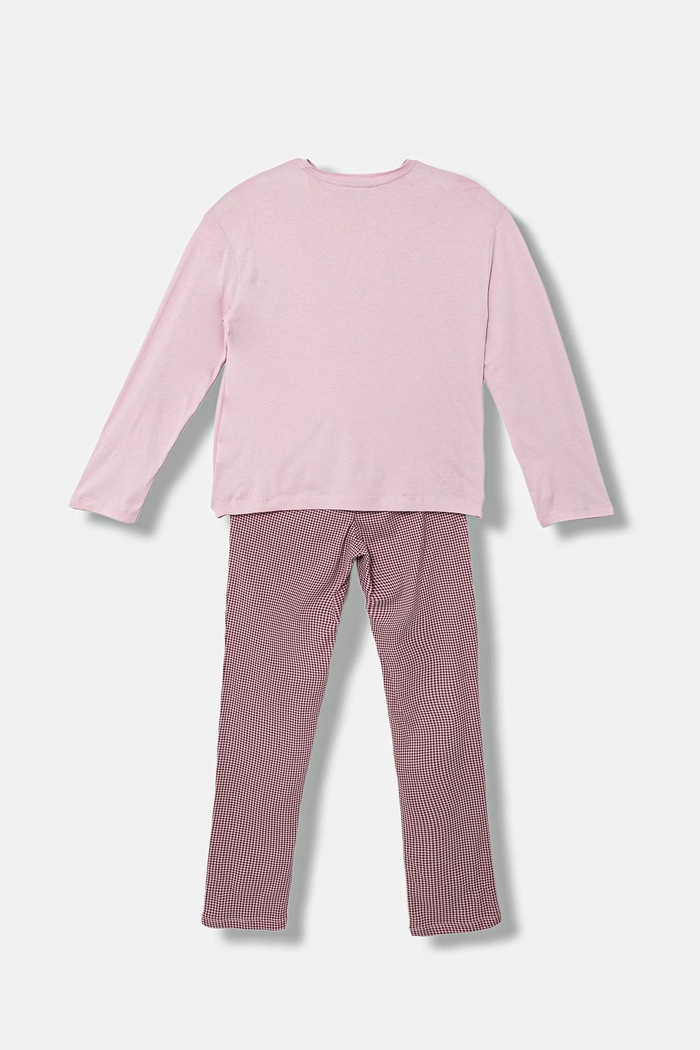 Dětské bavlněné pyžamo United Colors of Benetton 3VD00P09C.G.seasonal růžová AW25