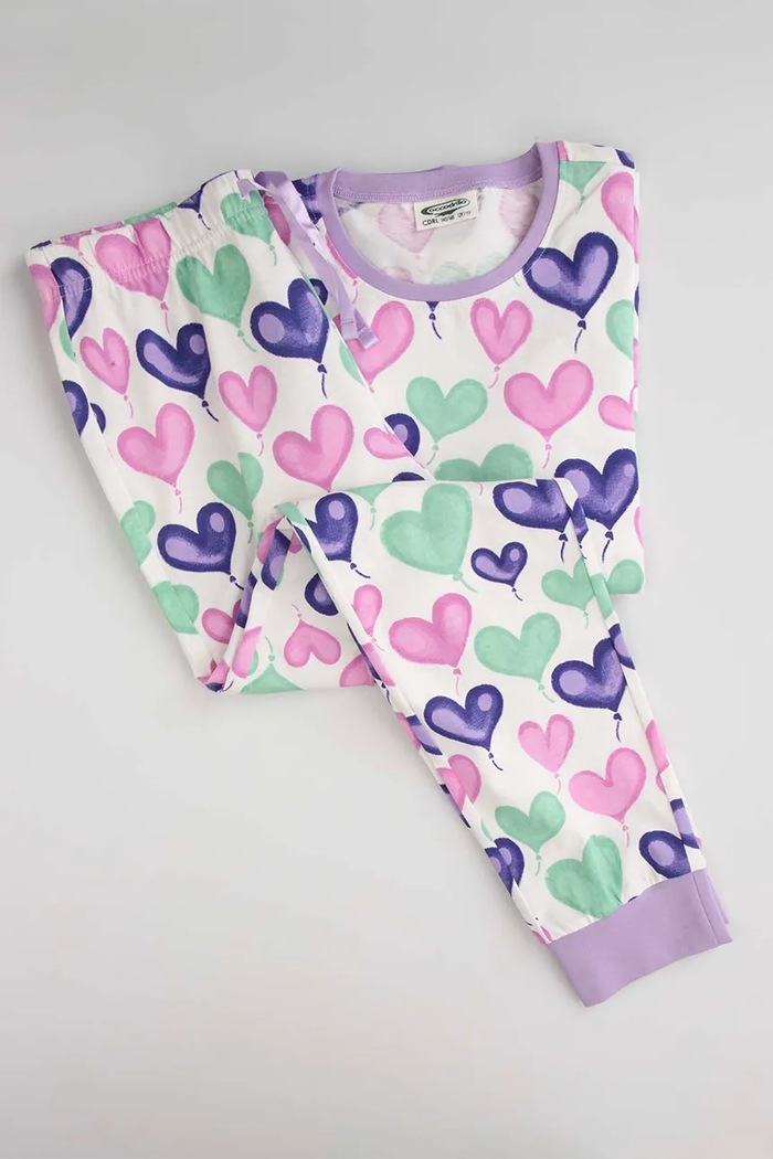 Coccodrillo pijamale din bumbac pentru copii ZC5448105PJS bej