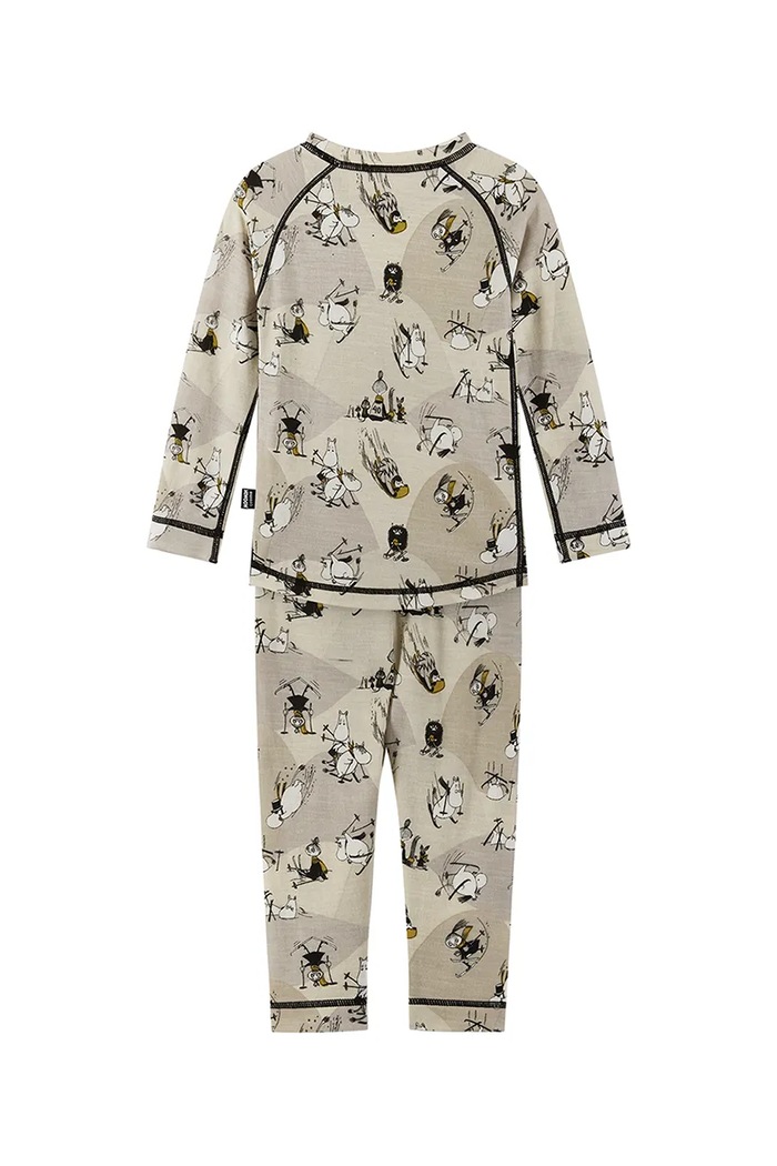 Reima Дитяча функціональна білизна Reima Moomin Trivsam 5200021B.9BYA зелений AW25