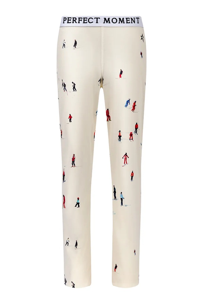 Funkcionalne tajice Perfect Moment thermal pants zimski sportovi bež K6000074