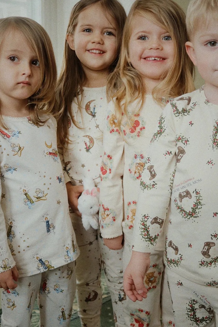 Detské pyžamo Konges Sløjd BASIC BLOUSE/PANTS SET GOTS KS104214.9BYA