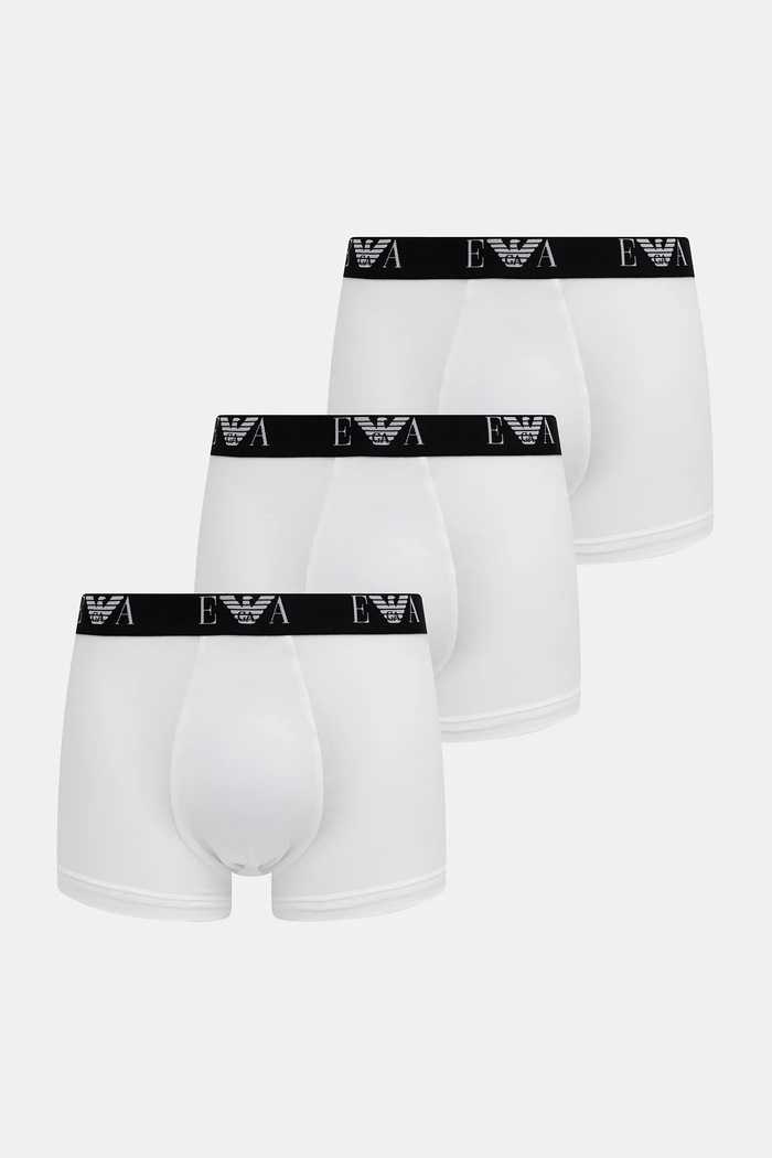 Боксерки Emporio Armani Underwear (3 броя) трикотаж бял EM000259.AF14131