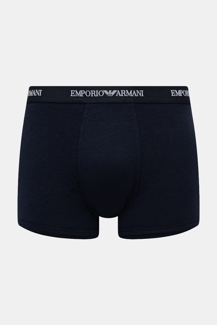 Îmbrăcăminte Emporio Armani Underwear boxeri bărbați cu bumbac pachet de 3 EM000259.AF14132 alb