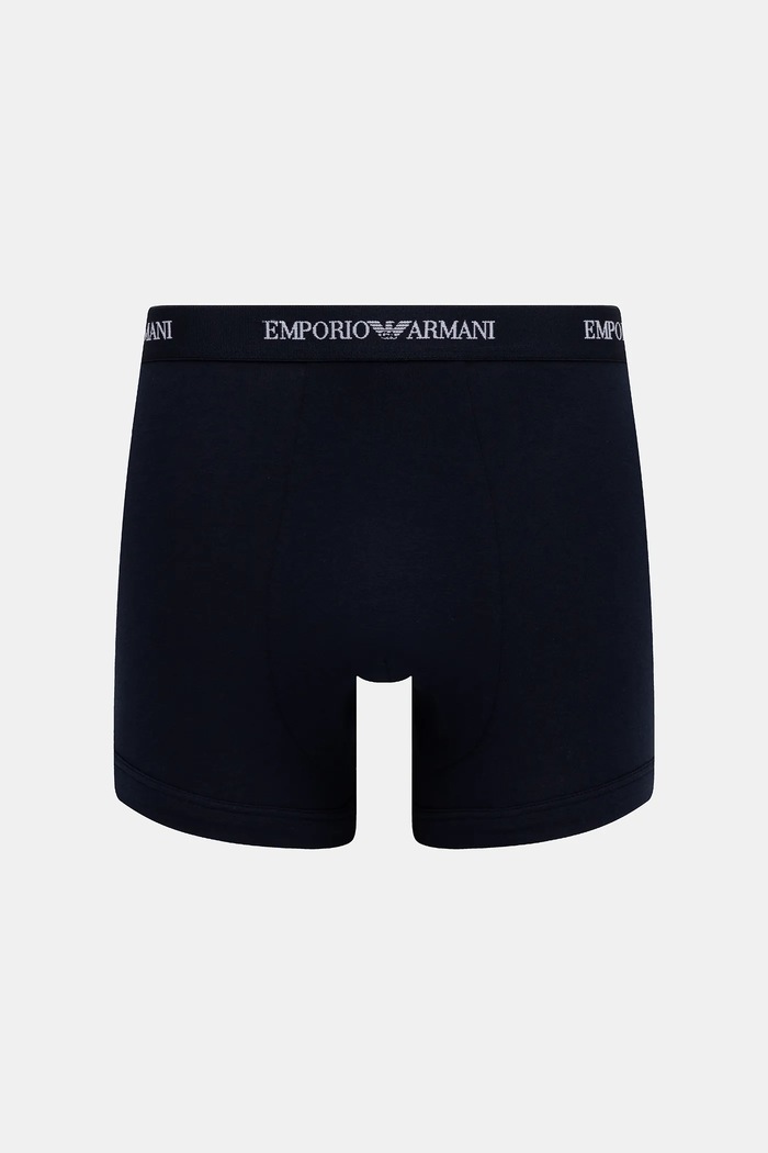 Emporio Armani Underwear Boxeri bărbați cu bumbac pachet de 3 EM000259.AF14132 bleumarin SS26