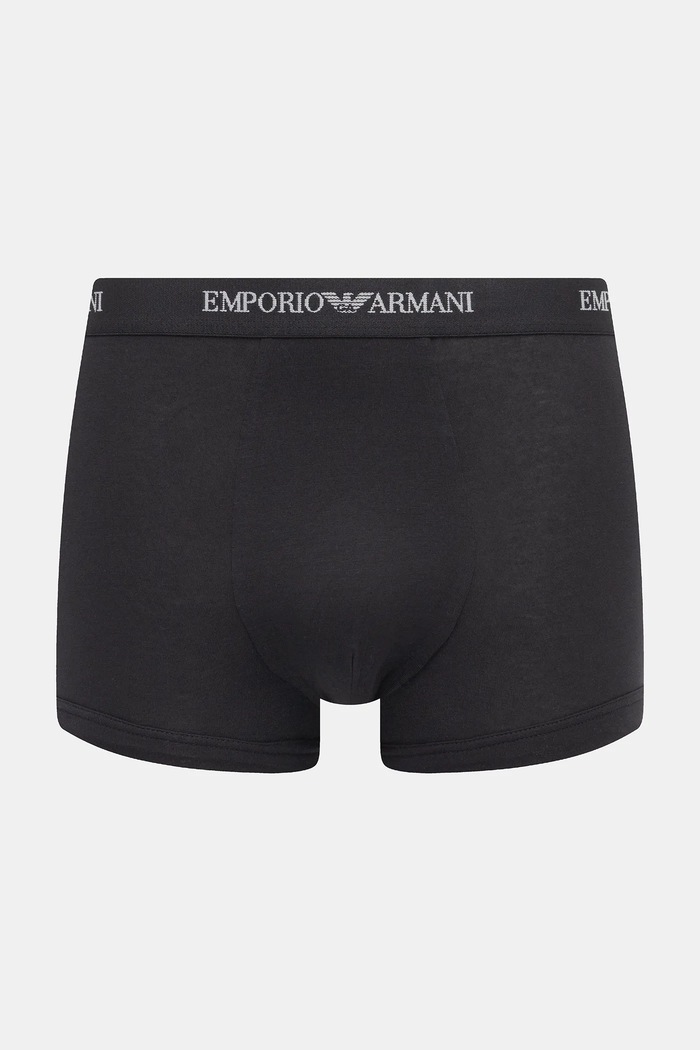 Emporio Armani Underwear Boxeri bărbați cu bumbac pachet de 3 EM000259.AF14132 negru SS26