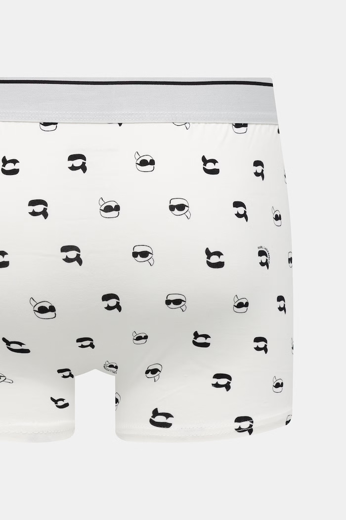 Karl Lagerfeld Boxeri pentru bărbați din bumbac cu elastan pachet de 3 A3M47008 albastru