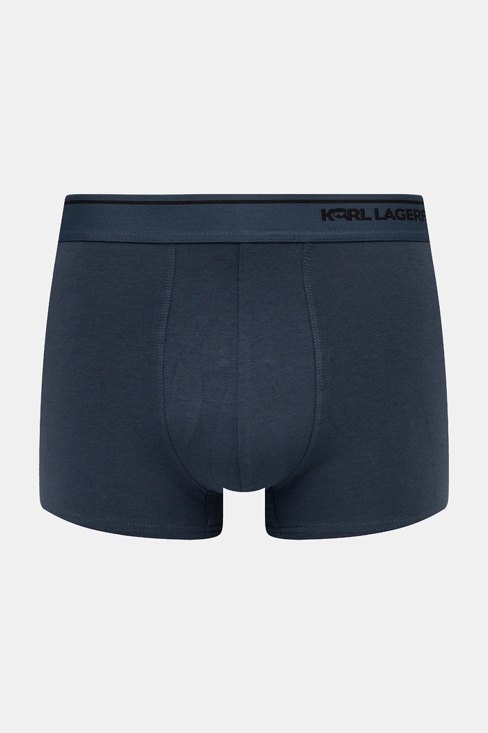 Oblečenie Karl Lagerfeld boxerky pánske bavlnené s elastanom 3-pak A3M47008 tyrkysová