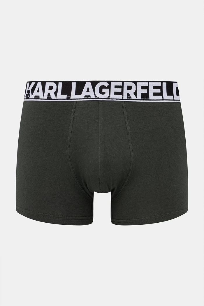 Karl Lagerfeld boxerky pánské bavlněné s elastanem 3-pack A3M47010 modrá AA00