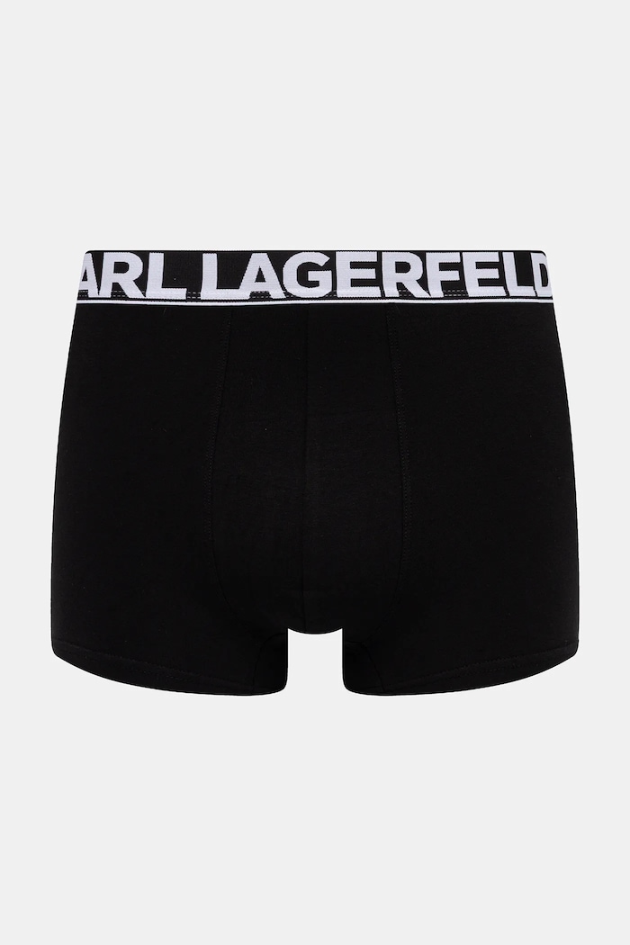 Karl Lagerfeld boxeri bărbați din bumbac cu elastan pachet de 3 A3M47010 burgundia AA00