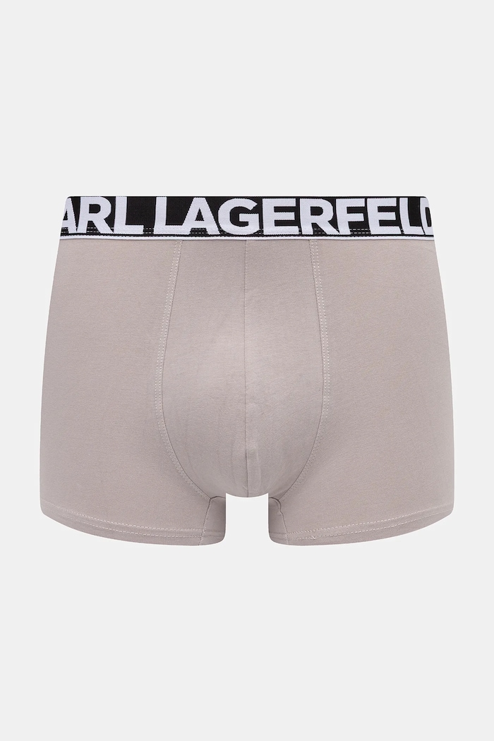 Karl Lagerfeld boxeri bărbați din bumbac cu elastan pachet de 3 burgundia A3M47010