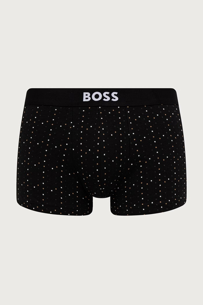 Bokserki męskie bawełniane Trunk 3P BOSS ONE D 3-pack BOSS 50549832 biały