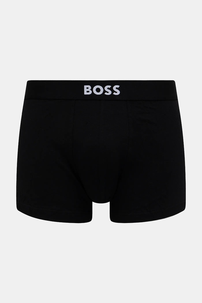 BOSS Μποξεράκι ανδρικό βαμβακερό Trunk 3P BOSS ONE D 3-pack 50549832 μαύρο SS26
