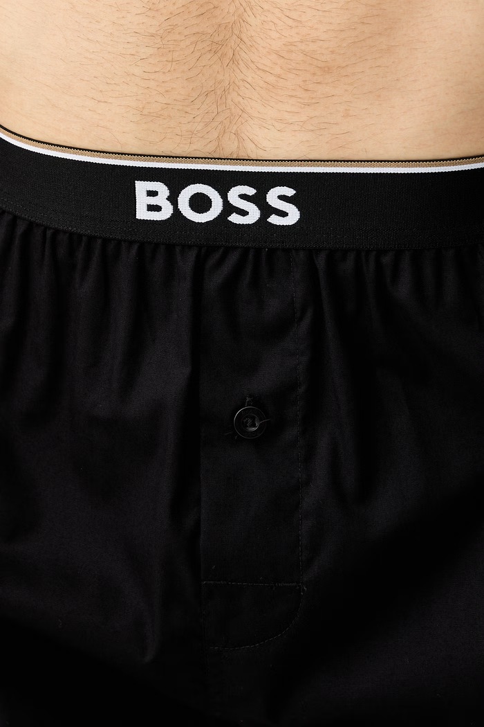BOSS боксерки мъжки от памук 2P Boxer Shorts EW 2 броя 50545913