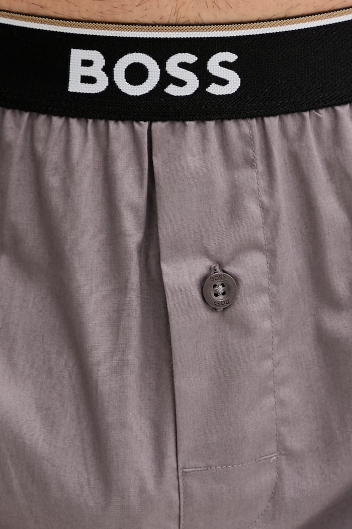 BOSS boxeralsó férfi pamut 2P Boxer Shorts EW 2-es csomag 50545913