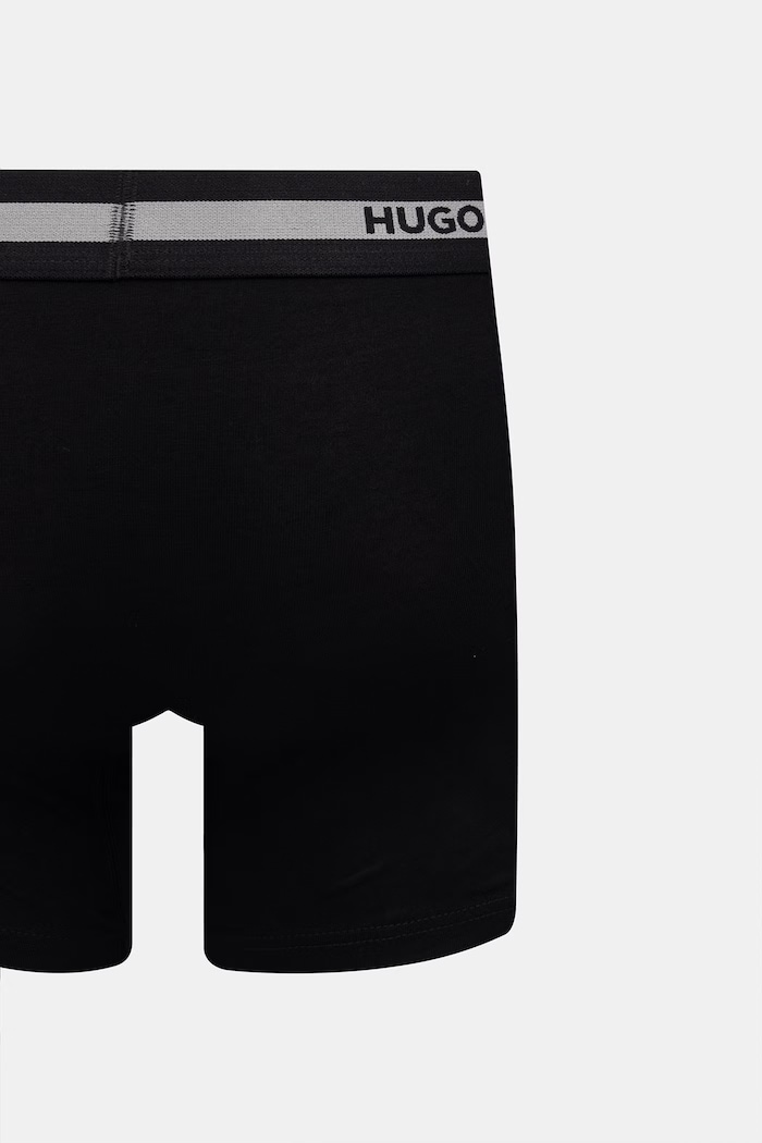 HUGO boxeri pentru bărbați, din bumbac cu elastan BOXER BR PLANET DES pachet de 3 50545674