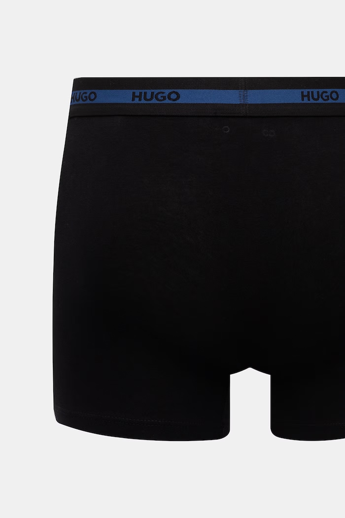 HUGO boxeri bărbați bumbac cu elastan BOXER BR PLANET DES pachet de 3 50545674