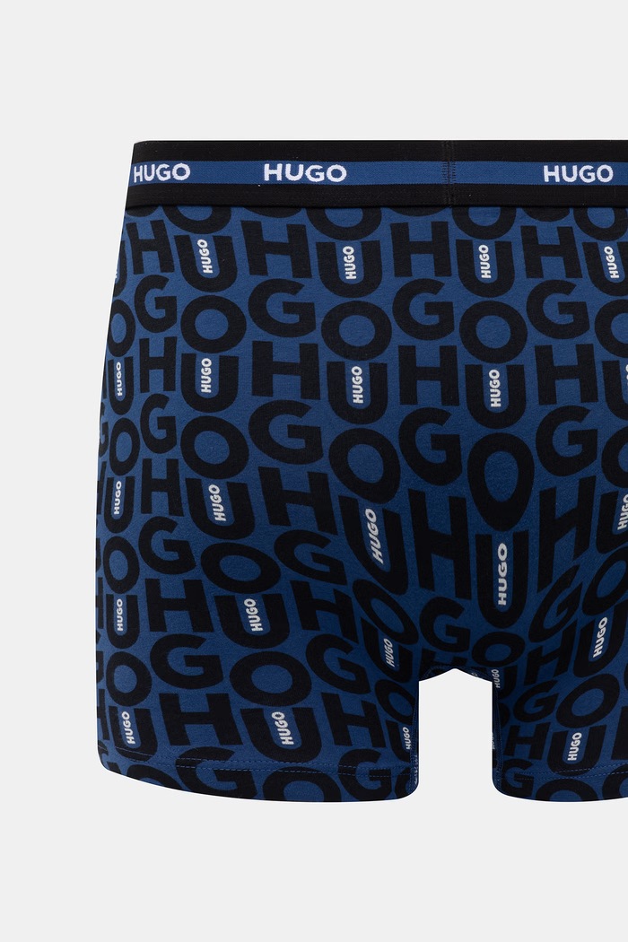 HUGO boxeri bărbați bumbac cu elastan BOXER BR PLANET DES pachet de 3 50545674