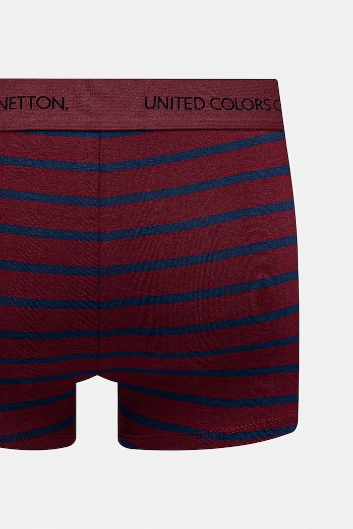 Boxerky United Colors of Benetton 3VPS2X01H burgundské AW25