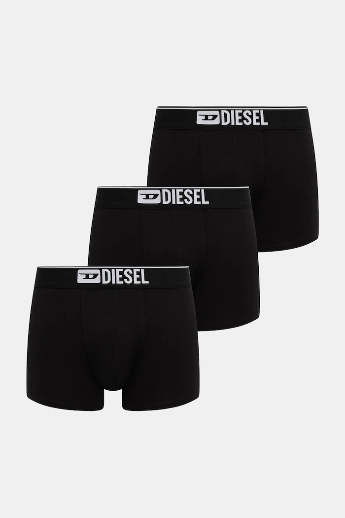 Diesel bokserki UMBX-SEBASTIANTHREEPAC BOXER-S 3-pack dzianina czarny 00SKME.0GDAC