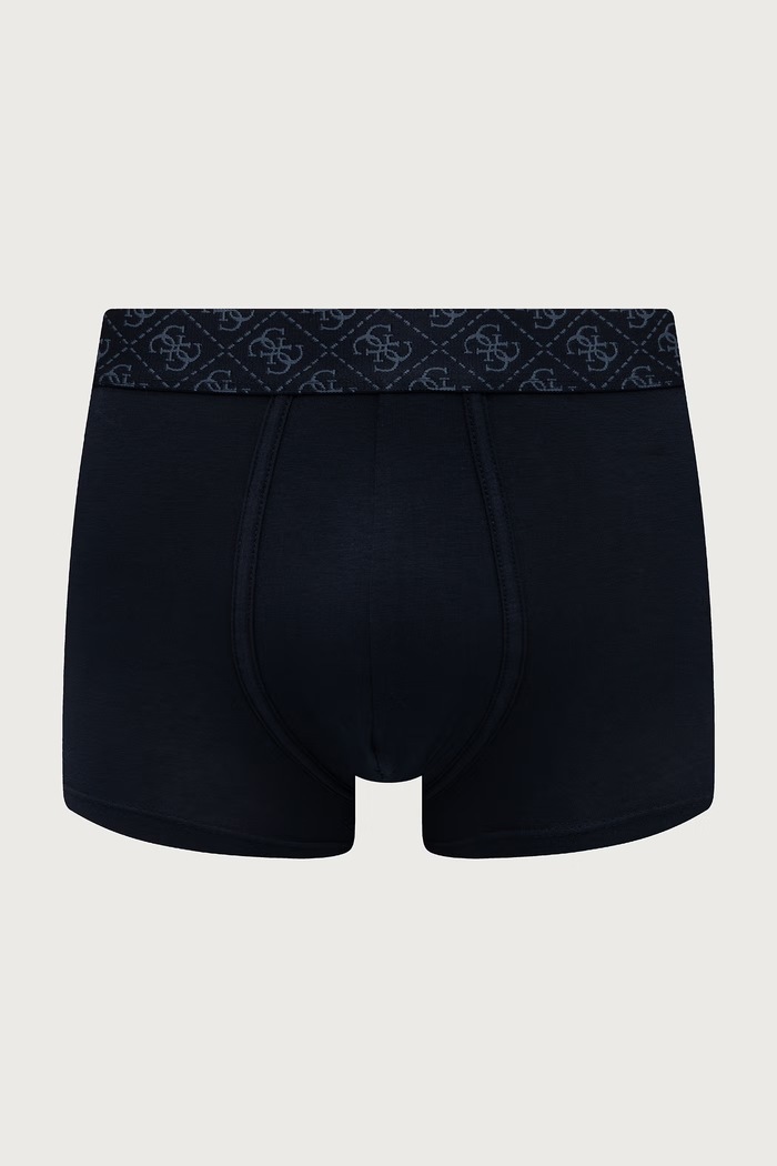 Oblečenie Guess Priliehavé boxerky pánske bavlnené s elastanom 3-pak U5BG69.K6YW1 tmavomodrá
