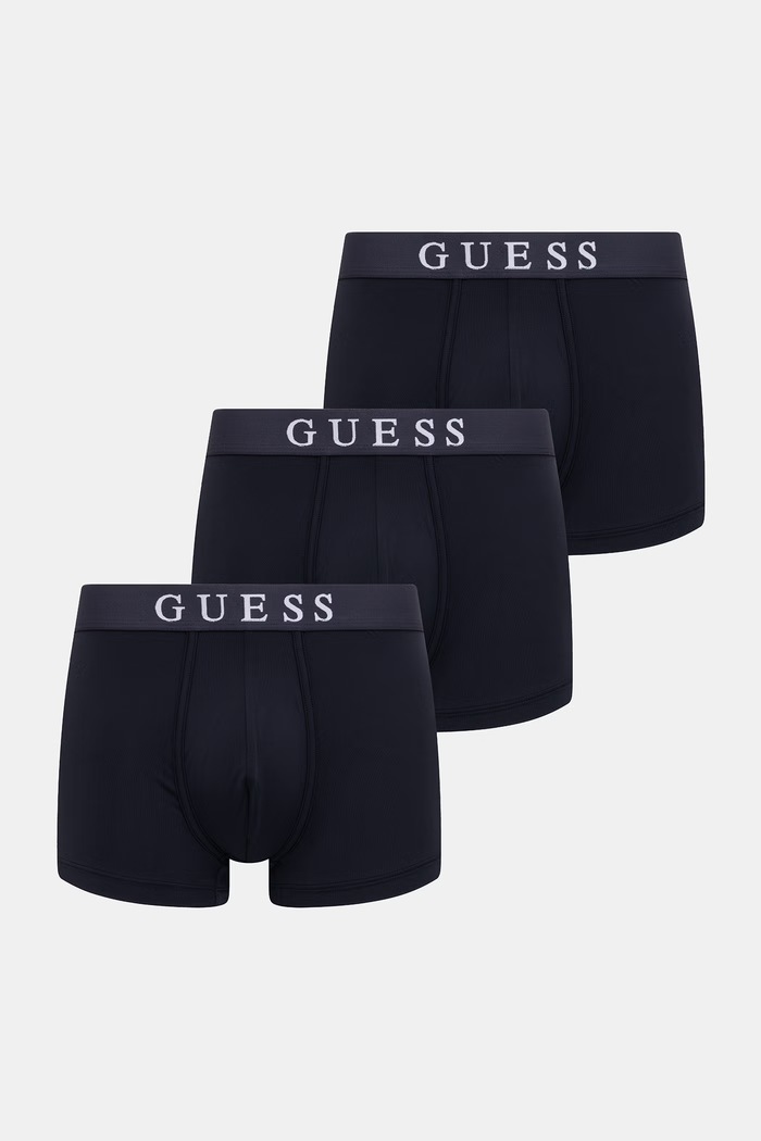 Boxerky Guess 3-pak pletenina tmavomodrá U5BG70.K0410
