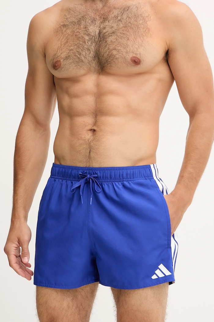 Plavkové šortky adidas 3-Stripes JX5024 modrá AW25
