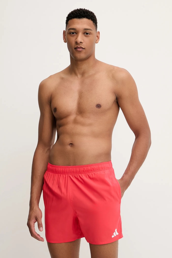 Plavkové šortky adidas Performance vodný šport červená JD6842