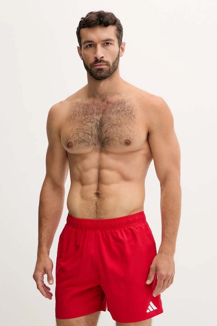 Plavkové šortky adidas Performance Essentials vodní sporty červená JX2669