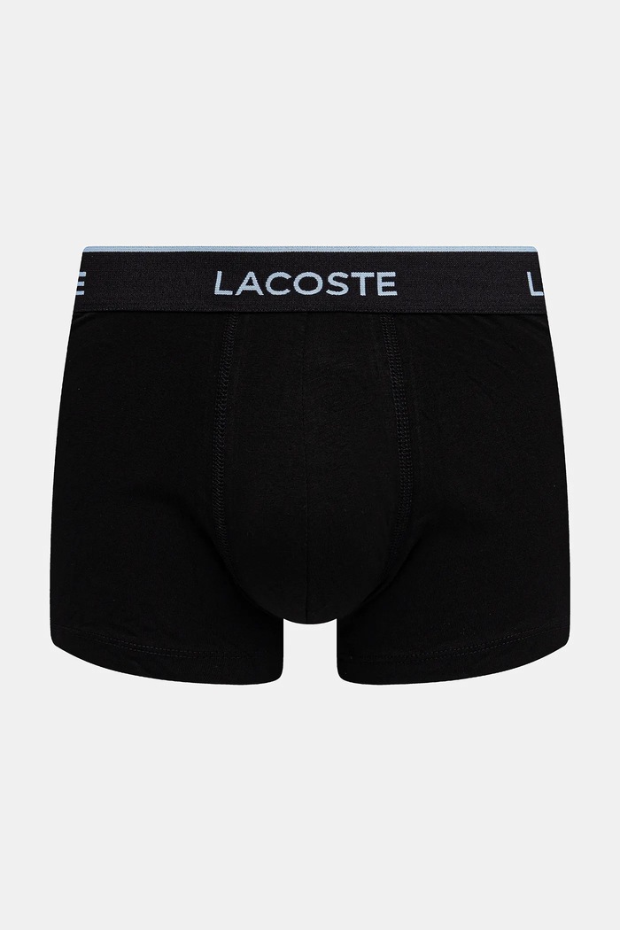 Odzież Lacoste bokserki 3-pack 5H4967 czarny