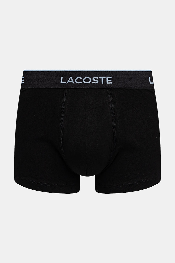 Odzież Lacoste bokserki 3-pack 5H4967 czarny