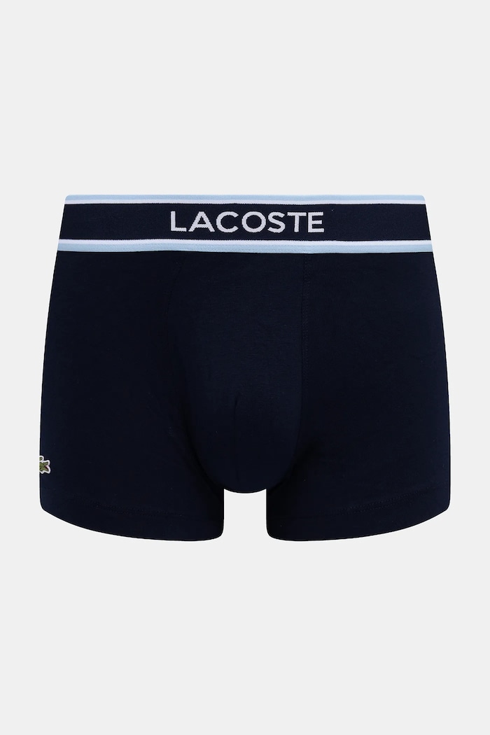 Boxerky Lacoste 3-pak modrá 5H4970