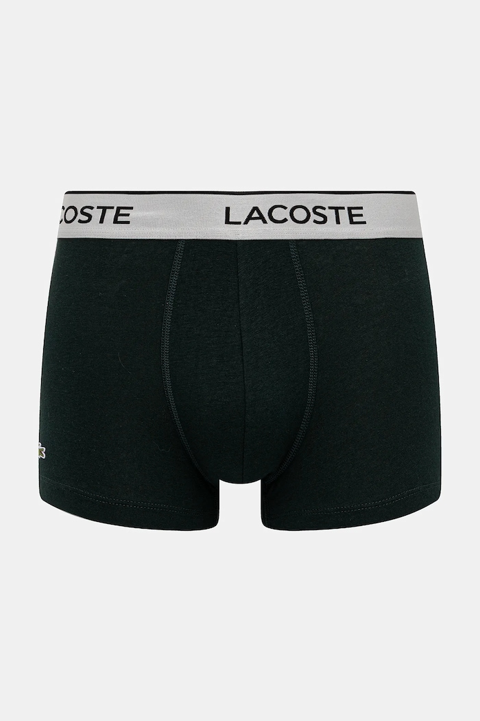 Lacoste boxeri mulați pentru bărbați cu bumbac pachet de 3 negru 5H6428