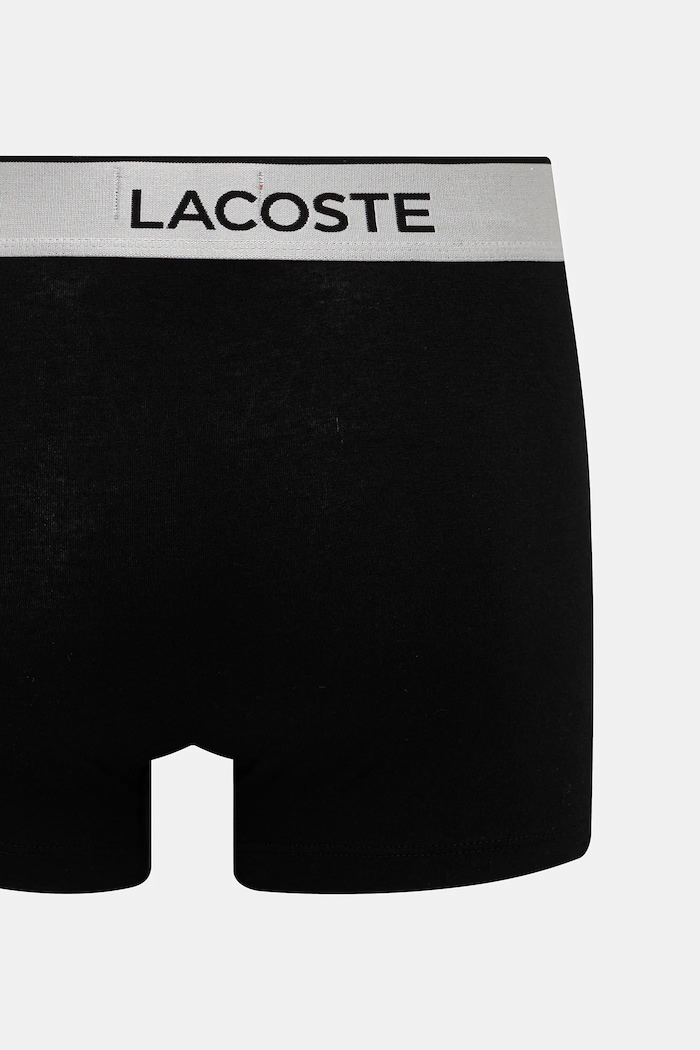 Lacoste boxeri mulați pentru bărbați cu bumbac pachet de 3 5H6428 negru