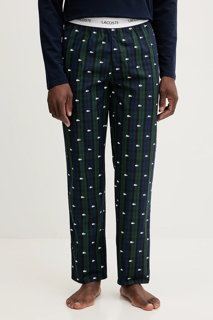 Lacoste piżama granatowy 4H5021