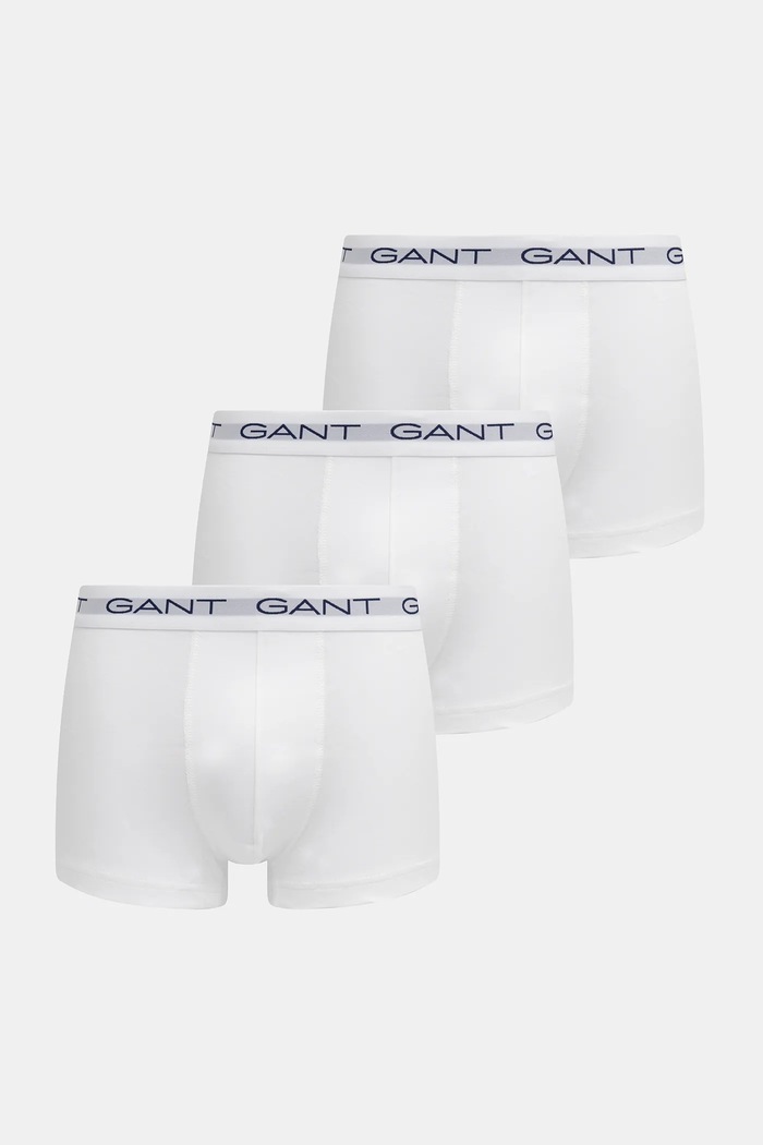 Gant прилепнали боксерки мъжки 3 броя трикотаж бял 900023003