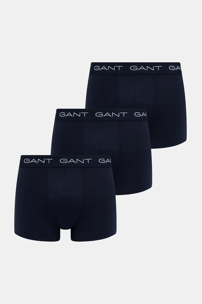 Gant прилепнали боксерки мъжки 3 броя трикотаж тъмносин 900023003