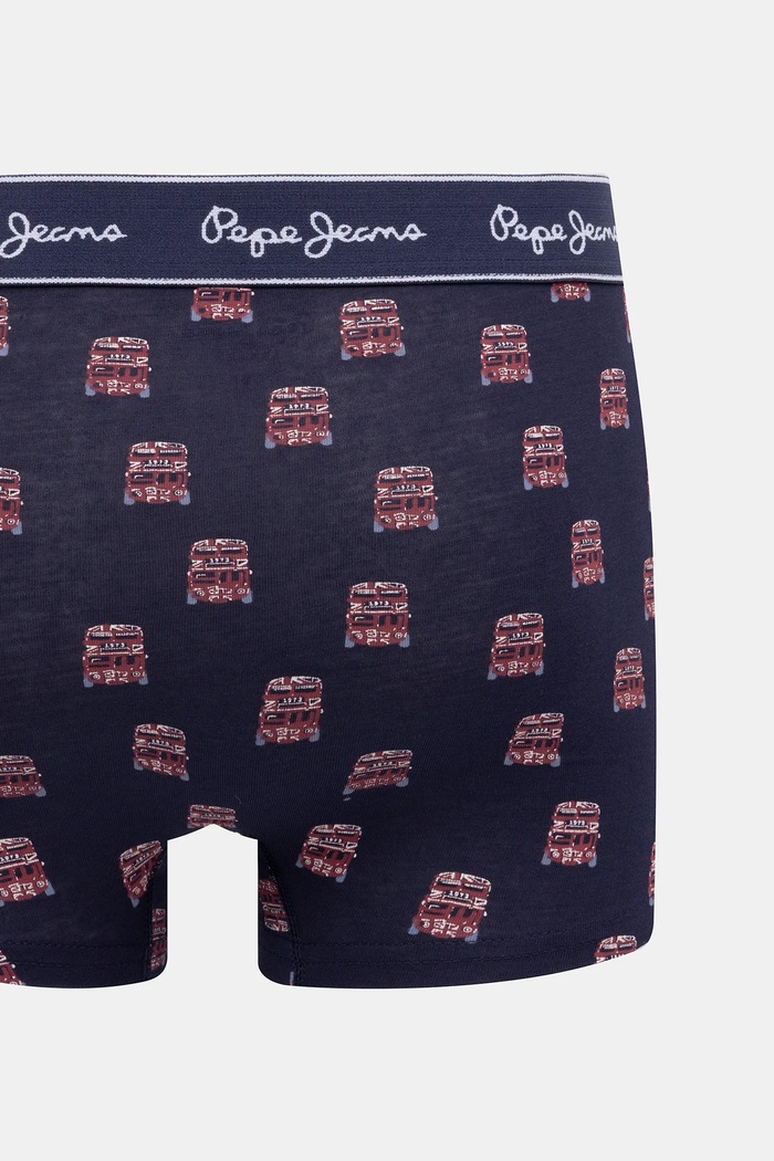 Boxeri 3-pack Pepe Jeans PMU11188 bleumarin